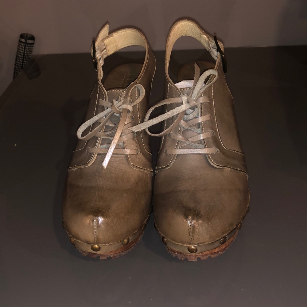 Bed Stu cobbler series wooden heels
